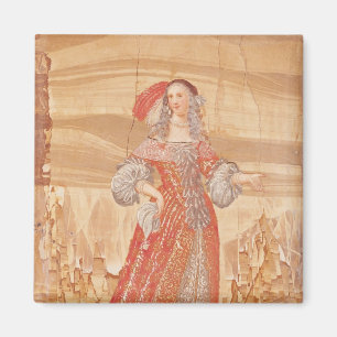 Portrait of Madeleine Bejart in role of Magnet