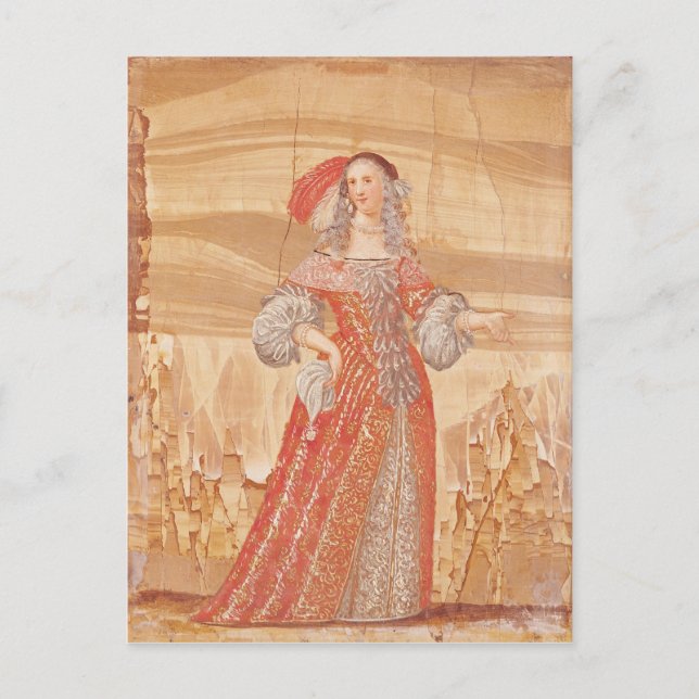 Portrait of Madeleine Bejart  in role of Postcard (Front)