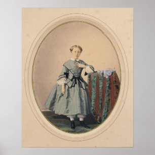 Portrait of Madeleine de Malaret Poster