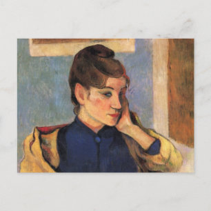 Portrait of Madeline bernard - Paul Gauguin Postcard