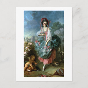 Portrait of Mademoiselle Guimard as Terpsichore, c Postcard