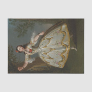 Portrait of Mademoiselle Violette, Edward Haytley Tissue Paper