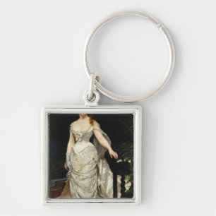 Portrait of Mademoiselle X, 1873 Keychain