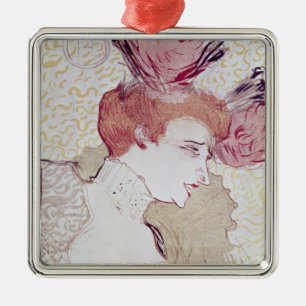 Portrait of Marcelle Lendor, 1895 Metal Ornament