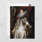 Portrait of Marchesa Brigida Spinola Doria Postcard (Front/Back)