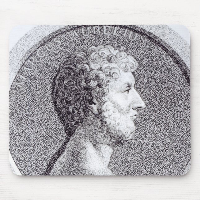 Portrait of Marcus Aurelius Mouse Pad (Front)