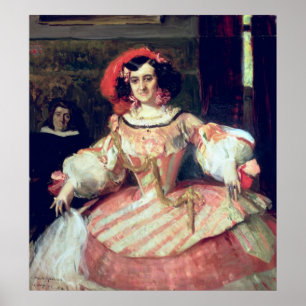 Portrait of Maria Guerrero Poster