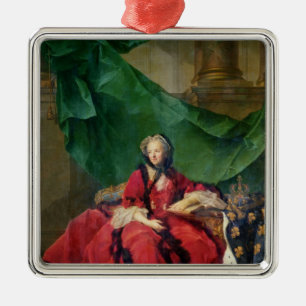 Portrait of Maria Leszczynska  in Daily Dress Metal Ornament