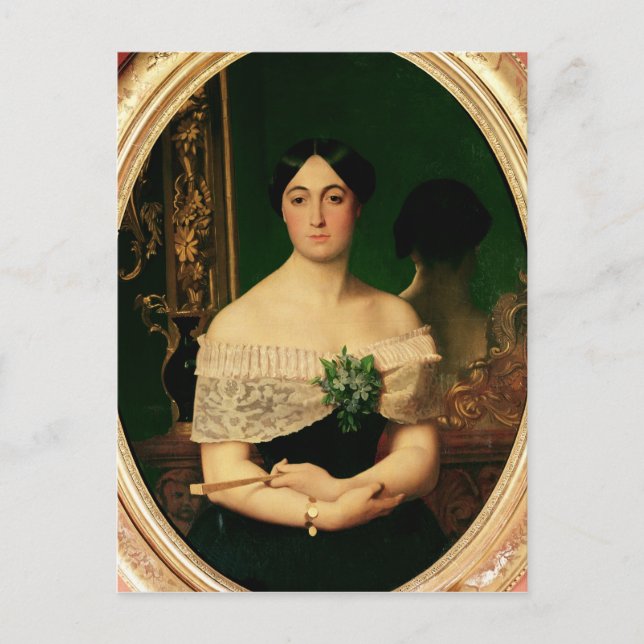 Portrait of Marianne Elisa Birch Postcard (Front)