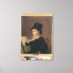 Portrait of Mariano Goya  1815-17 Canvas Print