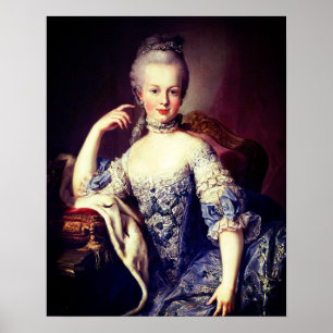 Portrait of Marie Antoinette – Martin van Meytens Poster