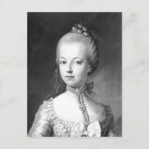 Portrait of Marie-Antoinette  of Habsbourg Postcard