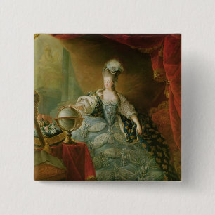 Portrait of Marie Antoinette Queen of France 2 Inch Square Button