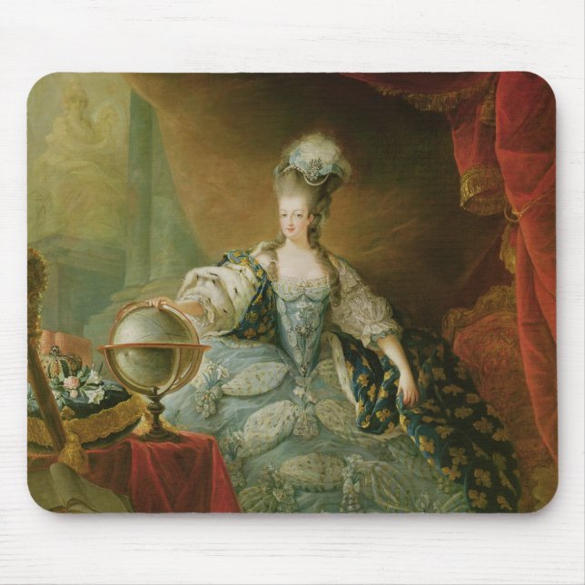 Portrait of Marie Antoinette  Queen of France Mouse Pad (Front)