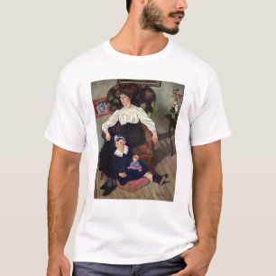 Portrait of Marie Coca and her Daughter, 1913 T-Shirt