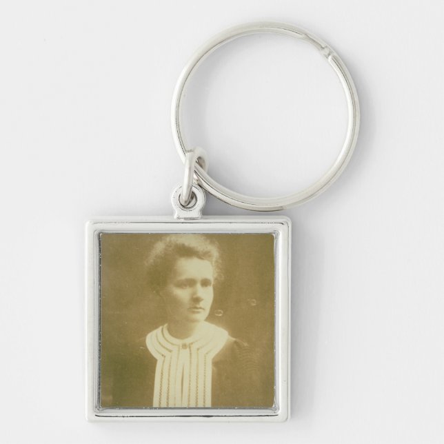 Portrait of Marie Curie Keychain (Front)