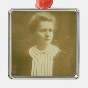 Portrait of Marie Curie Metal Ornament