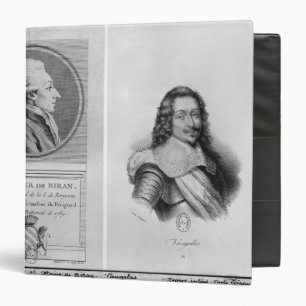 Portrait of Marie Francois Gontier de Biran Binder