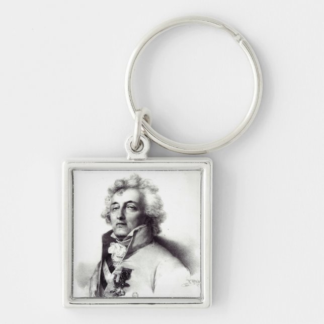 Portrait of Marshal Charles-Joseph  Prince Keychain (Front)