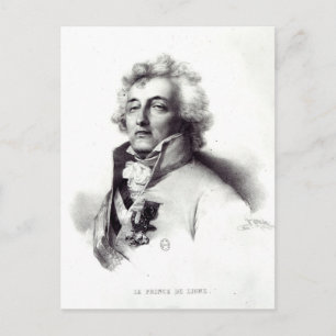 Portrait of Marshal Charles-Joseph Prince Postcard