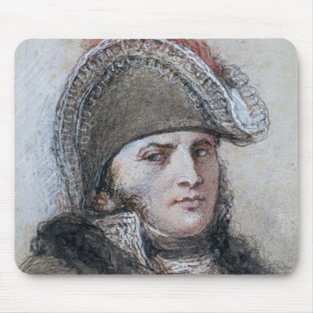 Portrait of Marshal Davout, Prince d'Echmuhl Mouse Pad (Front)