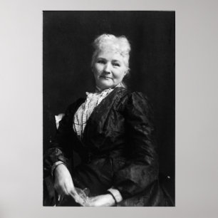 Portrait of Mary "Mother" Jones Poster