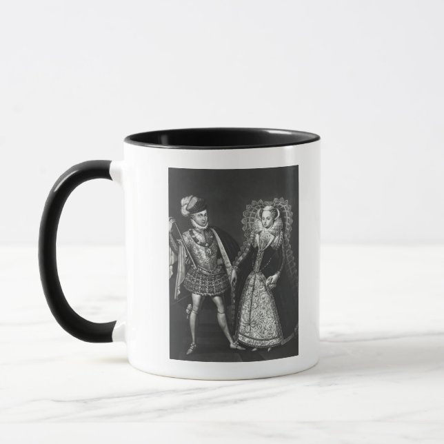 Portrait of Mary Queen of Scots Mug (Left)