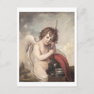 Portrait of Master Oswald Fawcett as Cupid (oil on Postcard