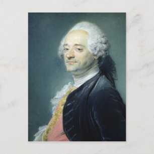 Portrait of Maurice Quentin de la Tour , 1750 Postcard