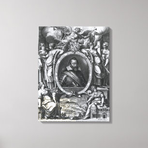 Portrait of Maximilian I of Bavaria Canvas Print