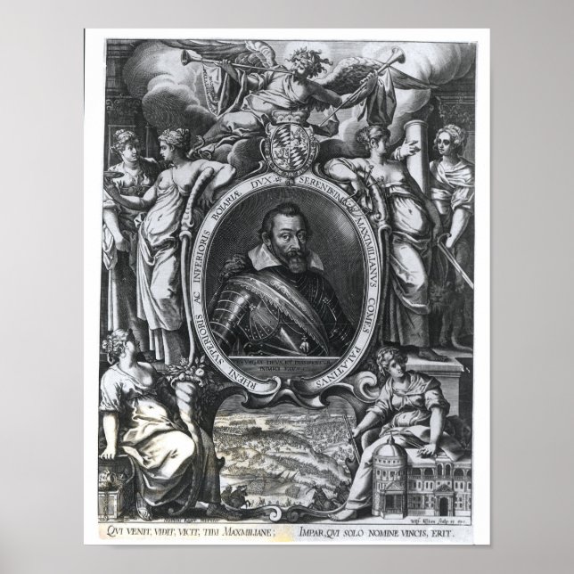 Portrait of Maximilian I of Bavaria Poster (Front)