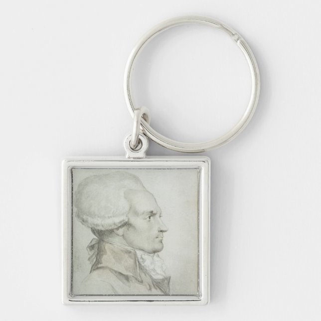 Portrait of Maximilien de Robespierre Keychain (Front)