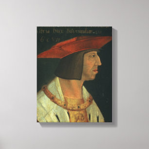 Portrait of Maximillian I Canvas Print