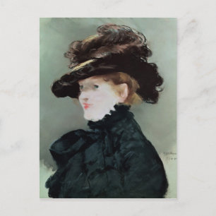 Portrait of Mery Laurent  1882 Postcard