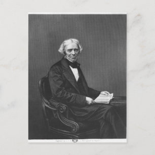 Portrait of Michael Faraday Postcard