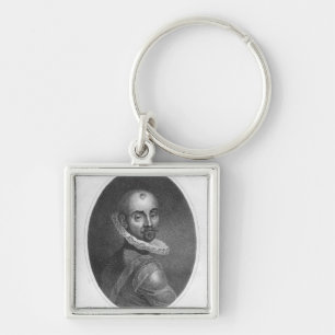 Portrait of Michel de Montaigne Keychain