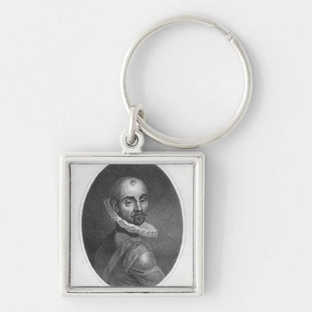 Portrait of Michel de Montaigne Keychain (Front)
