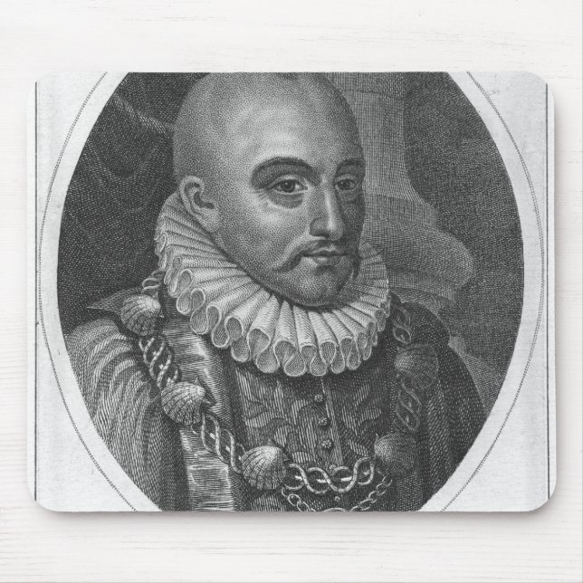 Portrait of Michel de Montaigne Mouse Pad (Front)