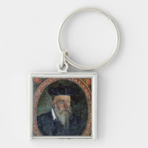 Portrait of Michel de Nostradame Keychain