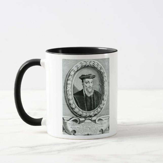Portrait of Michel de Nostredame Mug (Left)