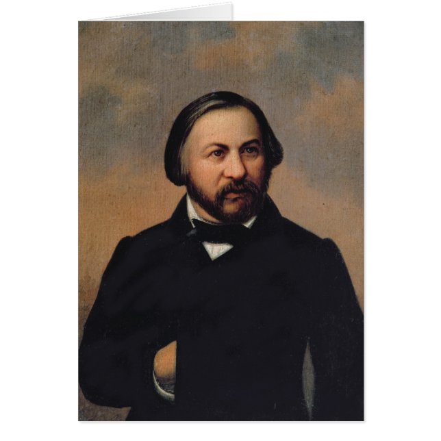 Portrait of Mikhail Ivanovich Glinka , 1850s (Front)