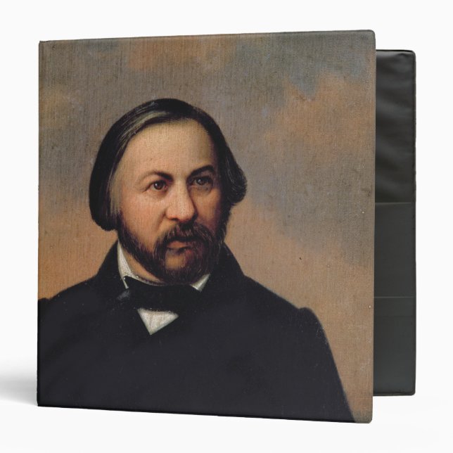 Portrait of Mikhail Ivanovich Glinka , 1850s Binder (Front/Inside)