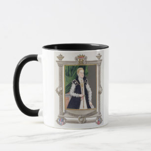 Portrait of Mildred Cooke, Lady Burghley from 'Mem Mug