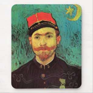 Portrait of Milliet, The Lover by Vincent van Gogh Mouse Pad