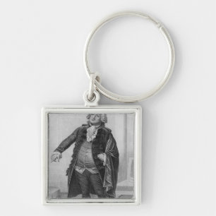Portrait of Mirabeau Keychain