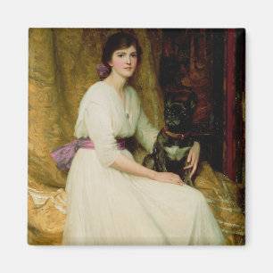 Portrait of Miss Dorothy Dicksee Magnet
