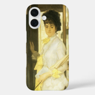 Portrait of Miss Lloyd by Tissot, Vintage Portrait iPhone 16 Case