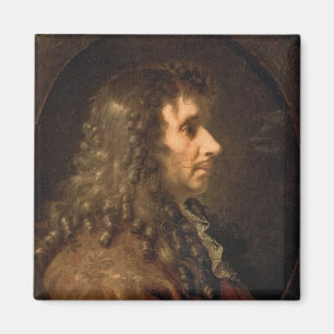 Portrait of Moliere  1660 Magnet