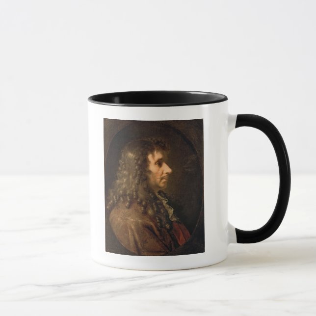 Portrait of Moliere  1660 Mug (Right)