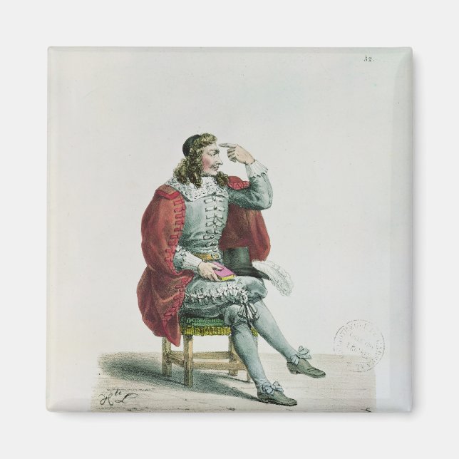 Portrait of Moliere  in the role of Arnolfe Magnet (Front)